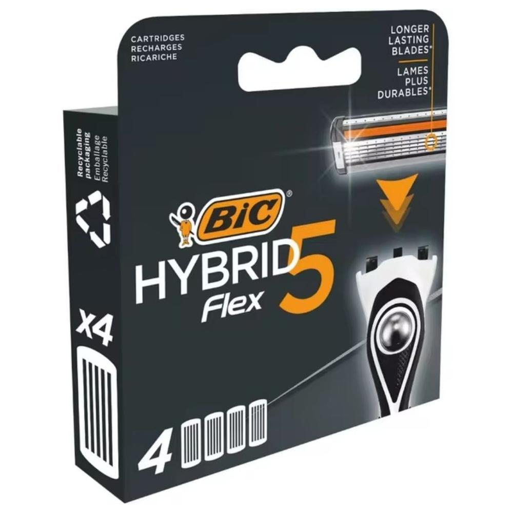 [730748] Recharges 5 lames Flex BIC 4 unités