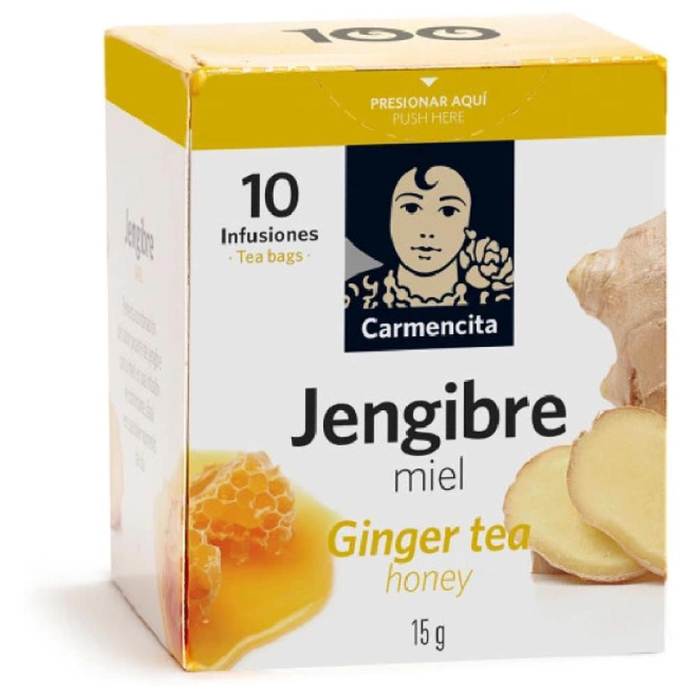 Infusions Gingembre et Miel Carmencita 10 unités