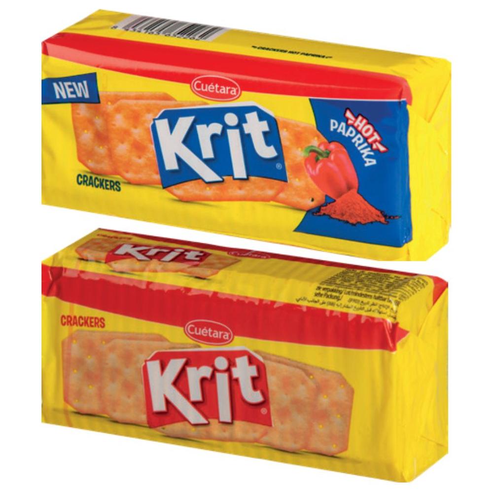 [724559] Lot de 2 Paquets de Crackers Krit 100g