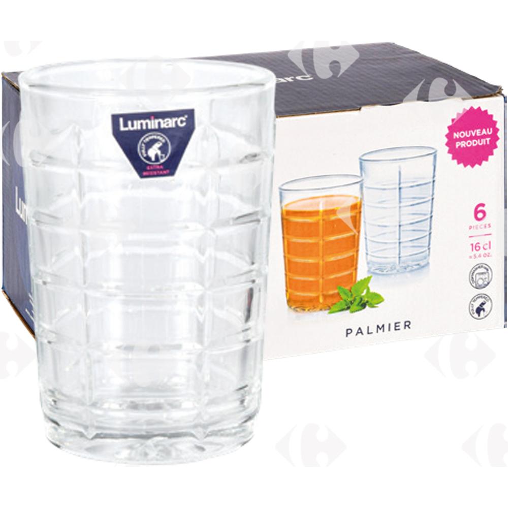 Verre à Thé Palmier Luminarc 16cl 6 unités
