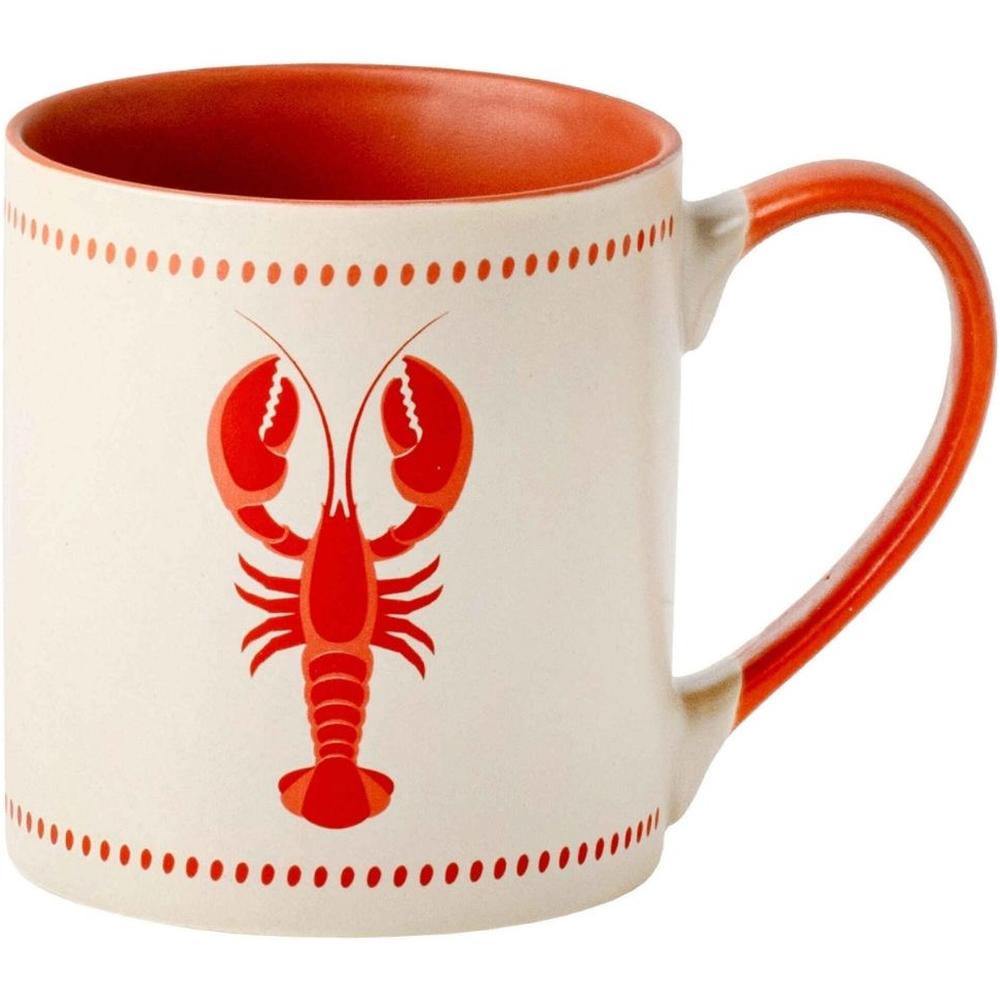 [717035] Mug en Porcelaine Homard Caraibe Nautique Kasa 33cl
