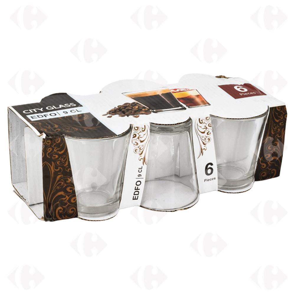 [466036] Verre à Café Edfo - 6 pièces.