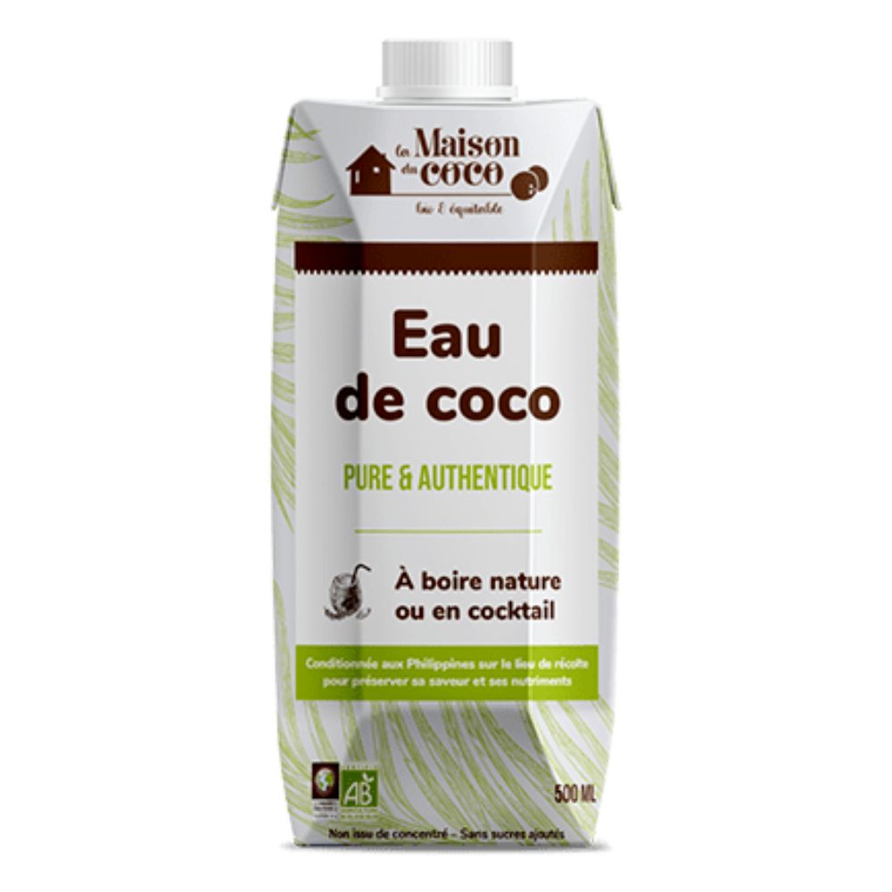 [720928] Eau de coco sans sucre La Maison du Coco 50CL