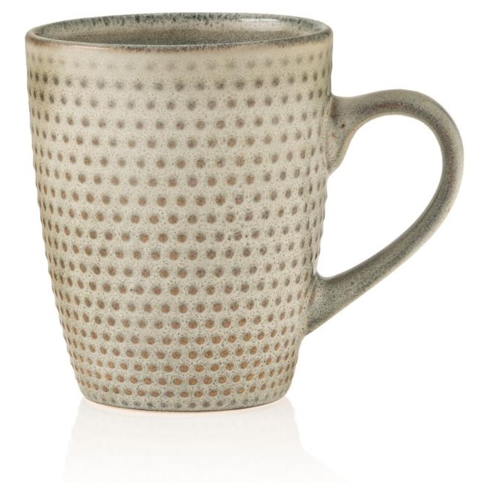 [716808] Mug en Porcelaine Réactif beige Kasa 36cl