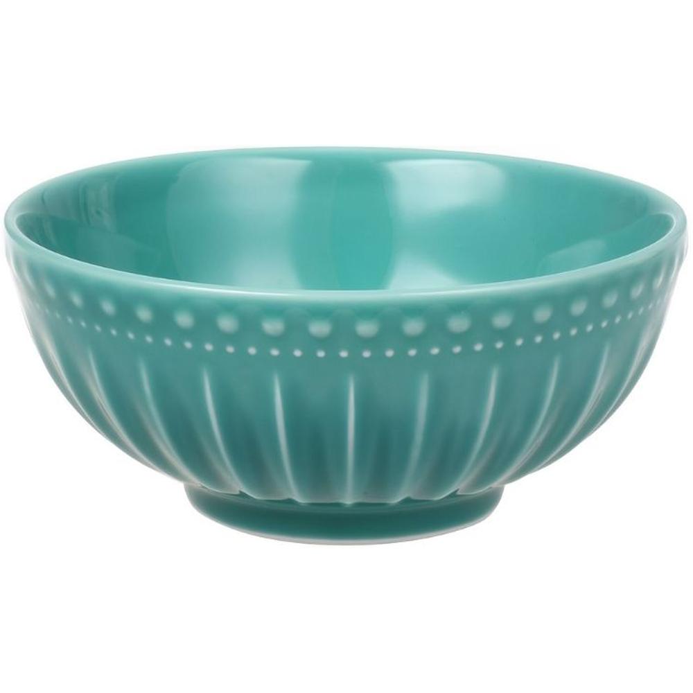Bol en Porcelaine Côtelé Bleu Clair Kasa 16cm