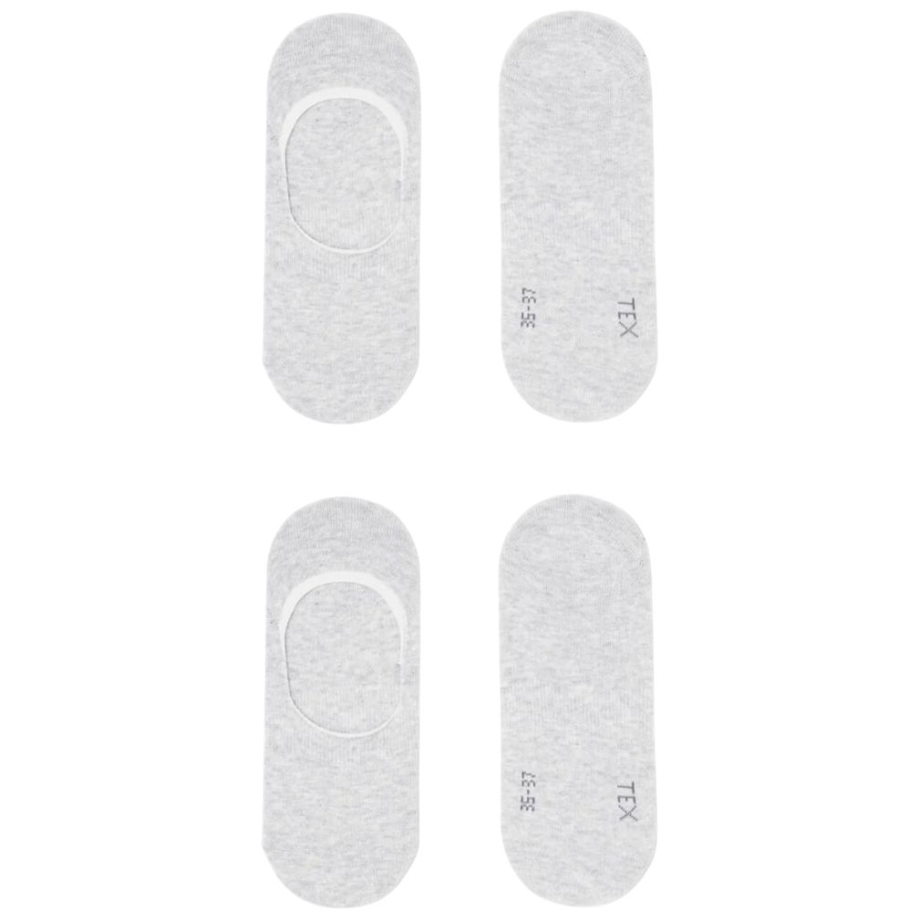 [691538] Chaussette pour Femme Grise 2 Pièces