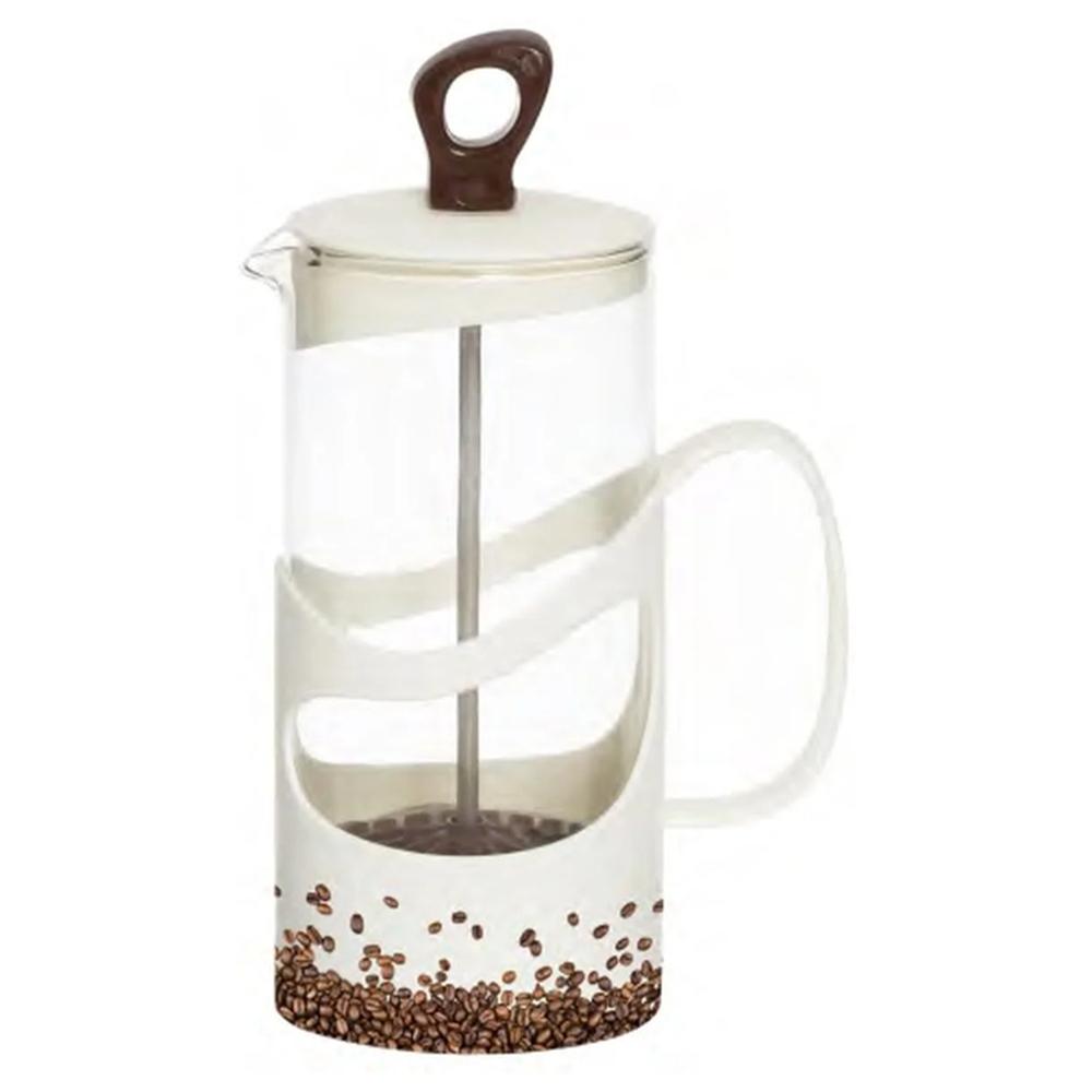 [698720] Cafetière à Piston en Verre avec Manche 0,35L.