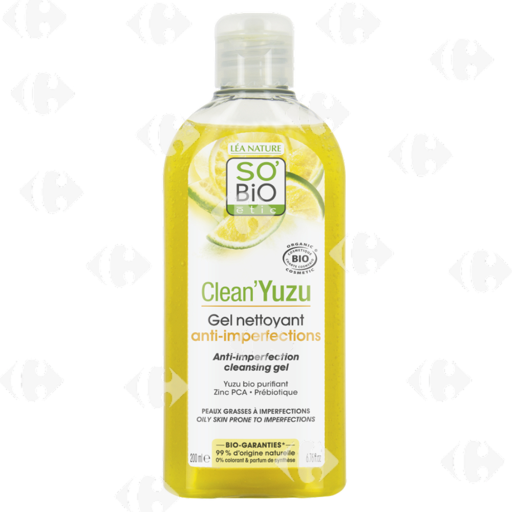 Gel Nettoyant So Bio Yuzu Natra 200ml