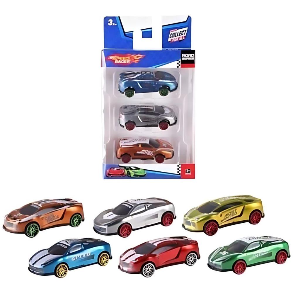 Set Voitures Toysan Toy Metal 3 pièces