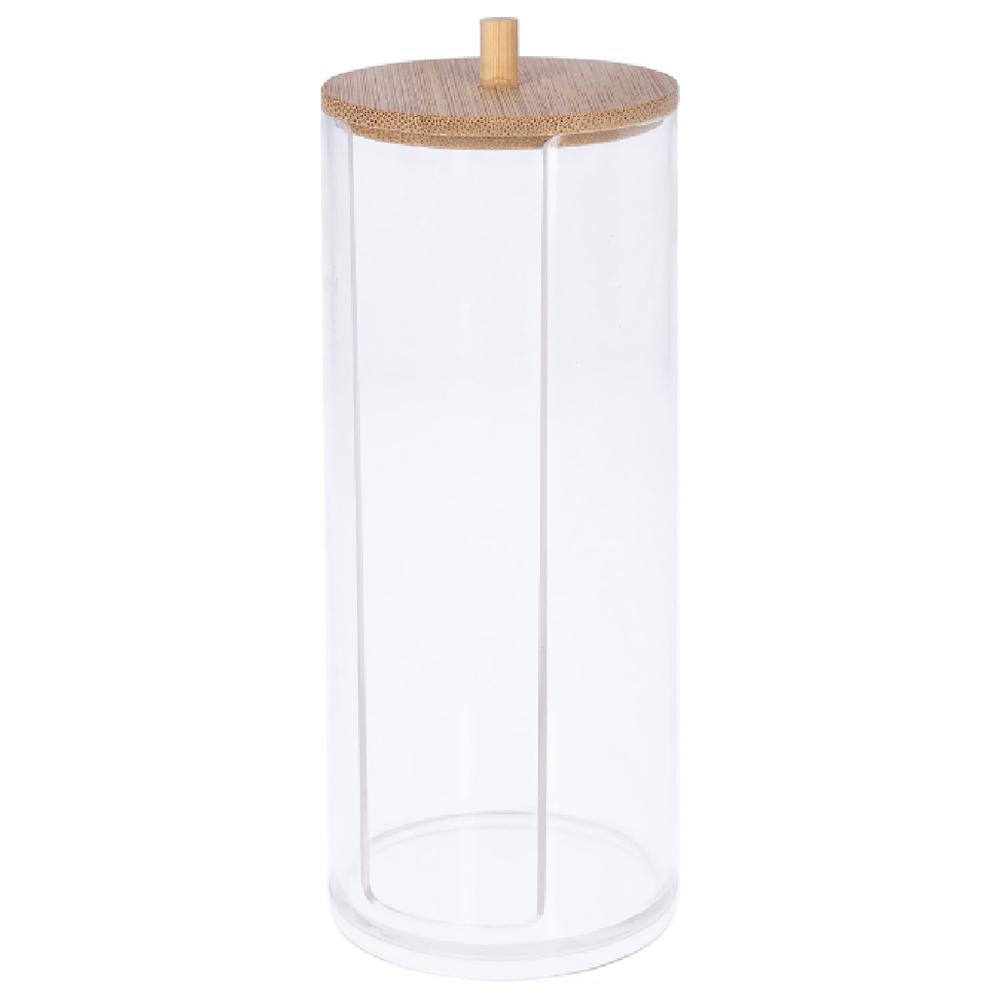 Porte-Coton en Plastique Bambou.