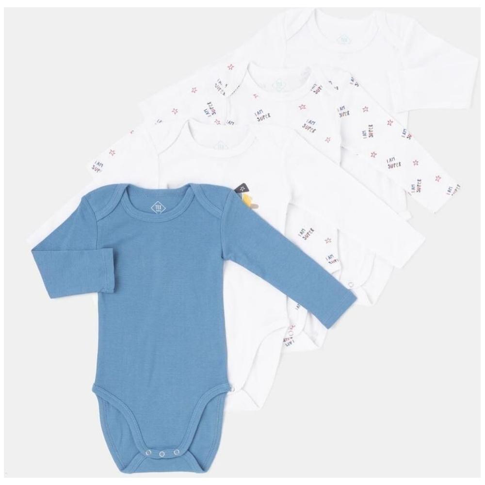 [692040] Body Bébé Manches Longues 4 pièces