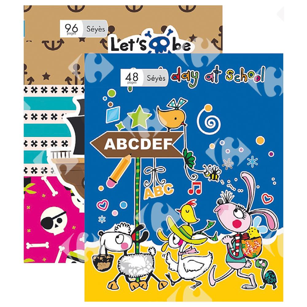 [585324] Cahier piqué scolaire Ancor 17x22cm 192 pages