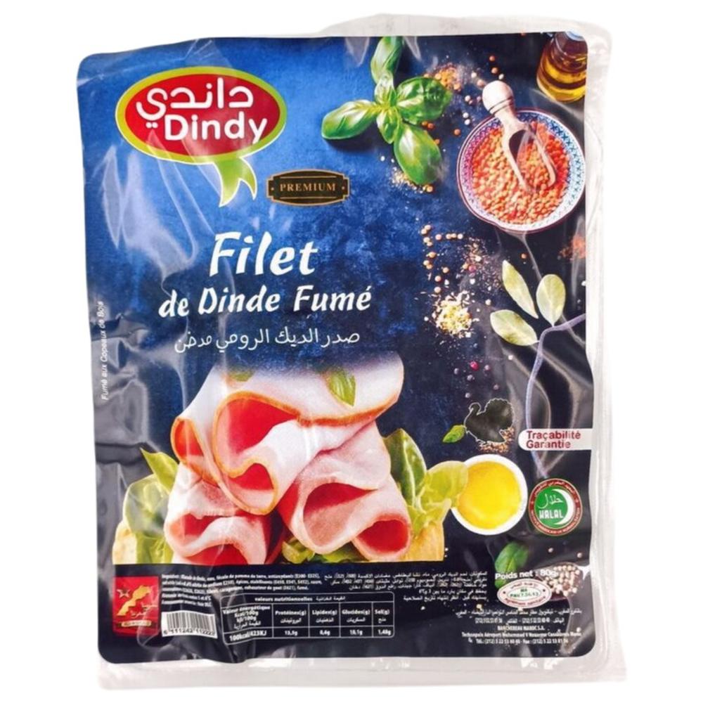 Filet de Dinde Fumé - Charcuterie - Dindy 80g.