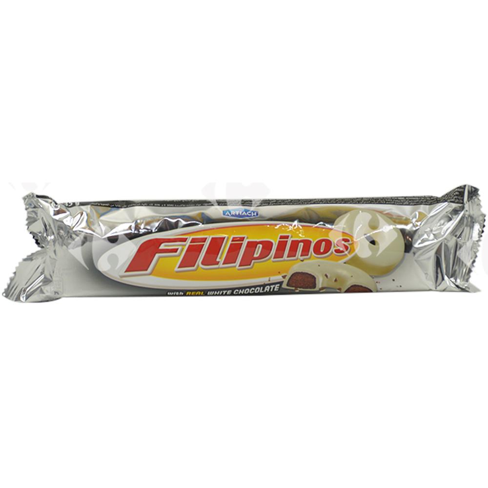 [552546] Biscuits Enrobés Chocolat Blanc Filipinos 135g