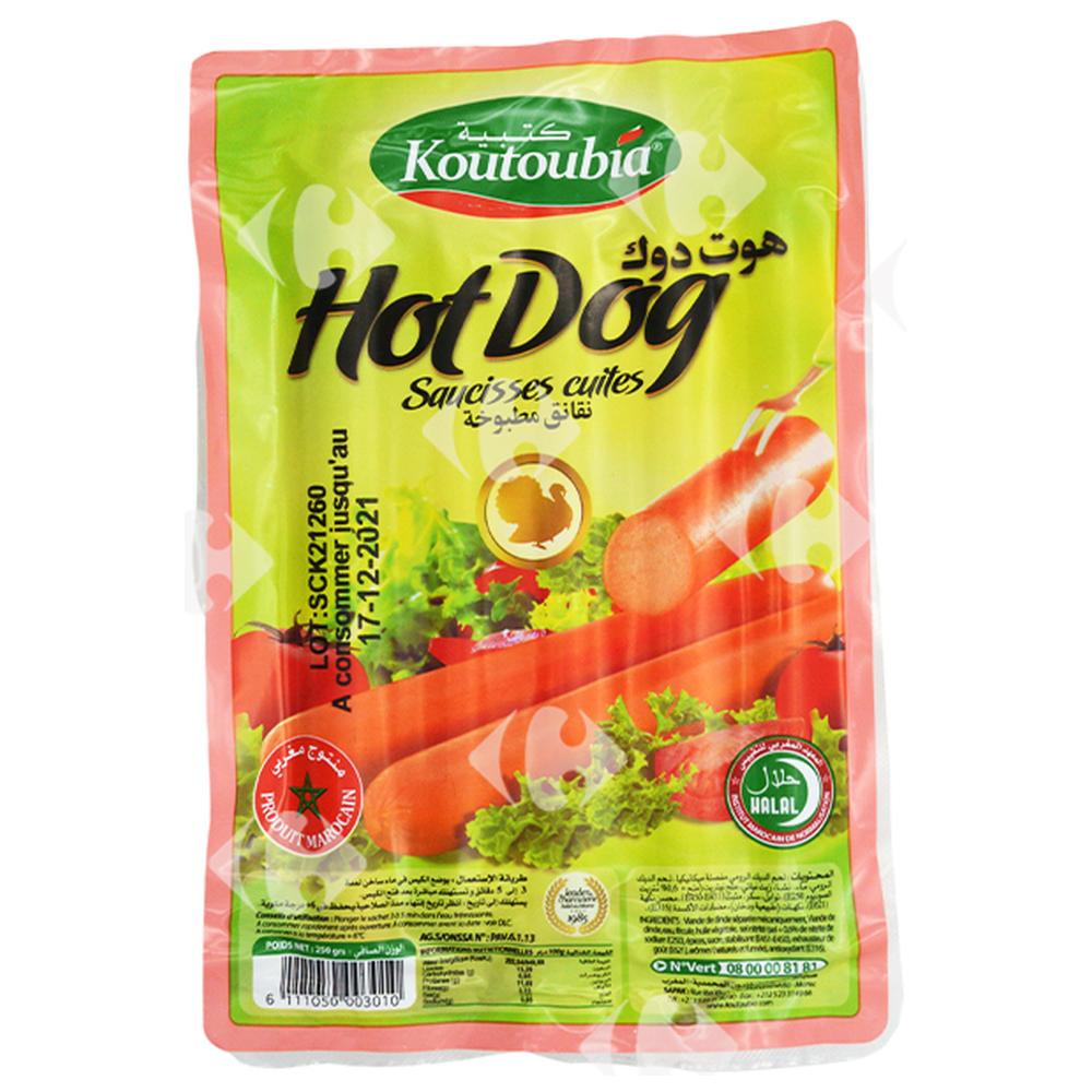 [7983] Hot Dog de Dinde - Charcuterie - Koutoubia 250g