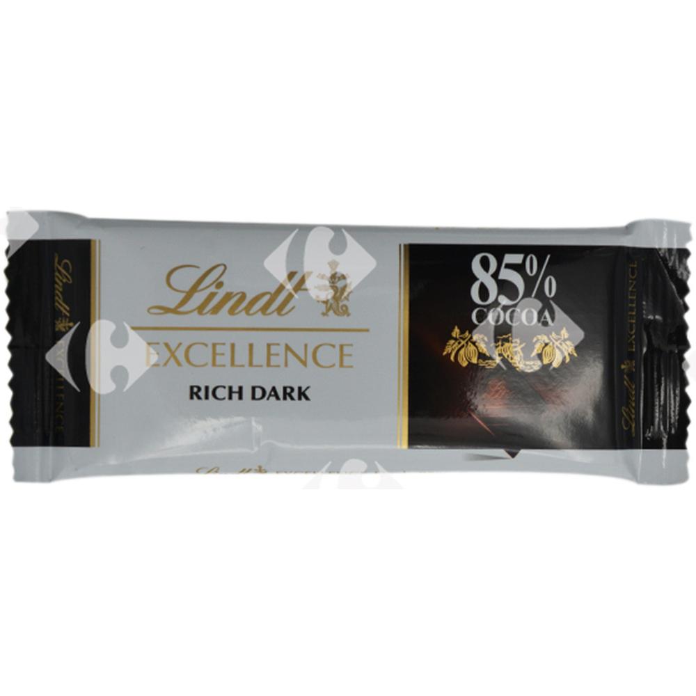 [640274] Tablette de Chocolat Noir 85% Lindt Excellence 35g.