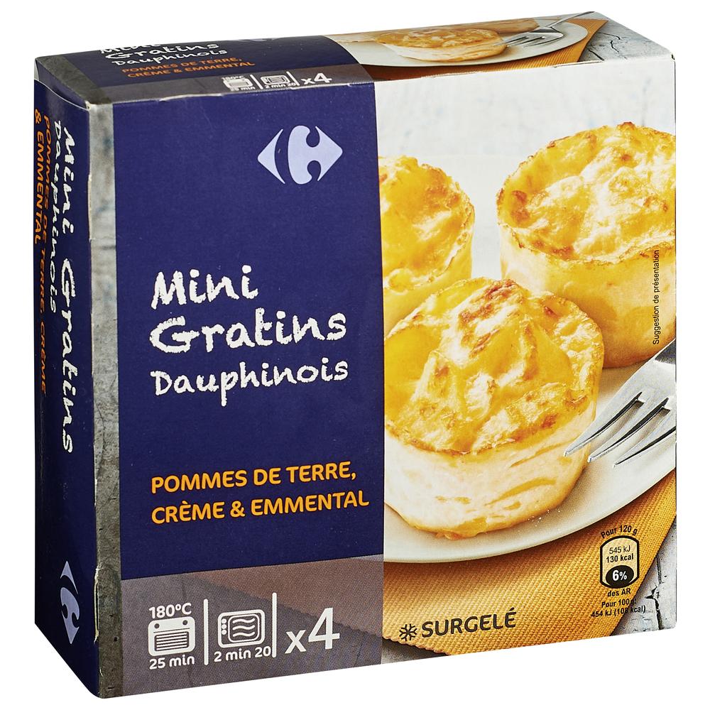 [192997] Mini Gratin Dauphinois Carrefour 4x120g