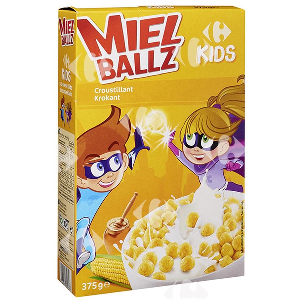 Céréales Miel Ballz Carrefour Kids 375g