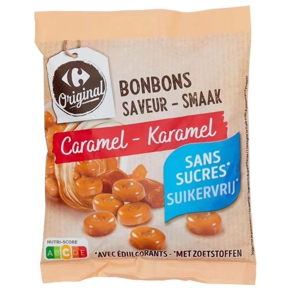 Caramel sans Sucre Carrefour Original 120g