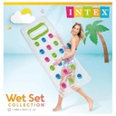 Matelas Gonflable Transparent 2 Couleurs Intex 188x71cm 1 unité