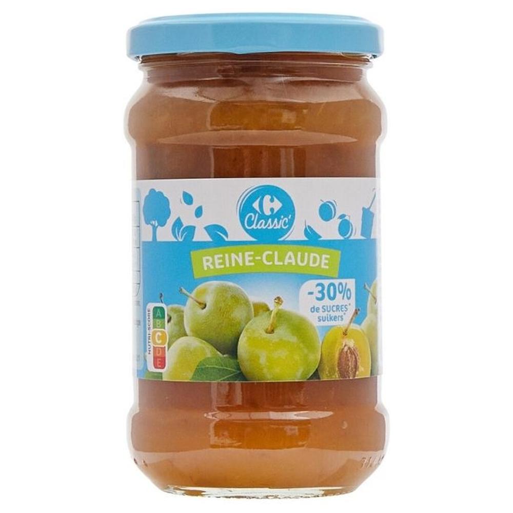 Confiture Reine-Claude Allégée en Sucres Carrefour Classic 340g