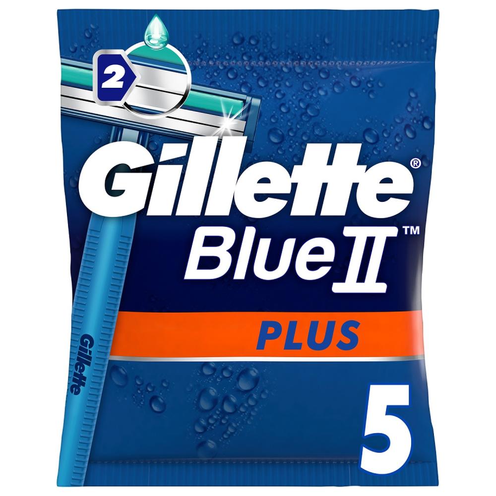 Rasoirs Jetables Blue II Plus Gillette 5 unités