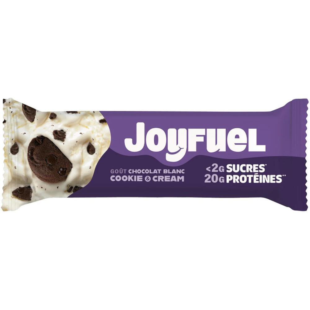 Barre Protéinée Chocolat Blanc Cookie & Cream Joyfuel 55g