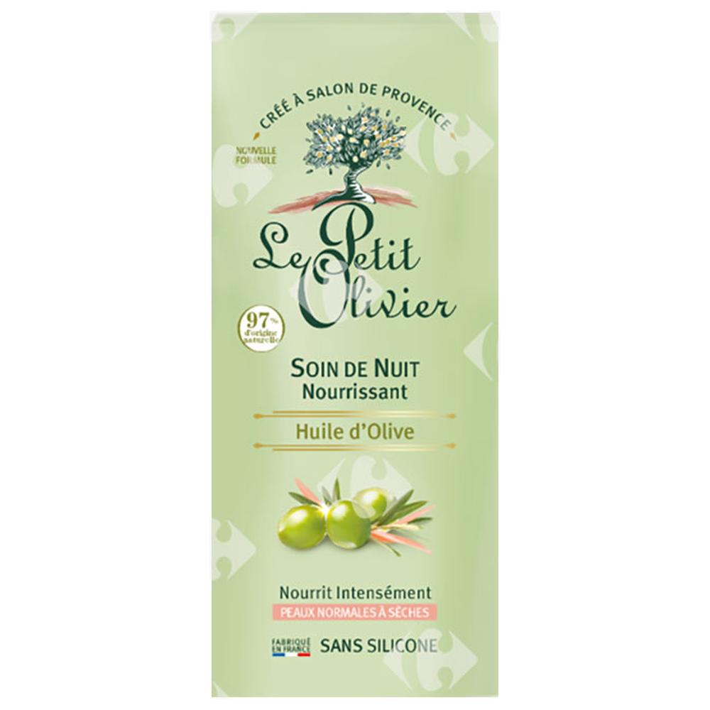 Soin de Nuit nourissant Huile D'Olive Le Petit Olivier 50ml