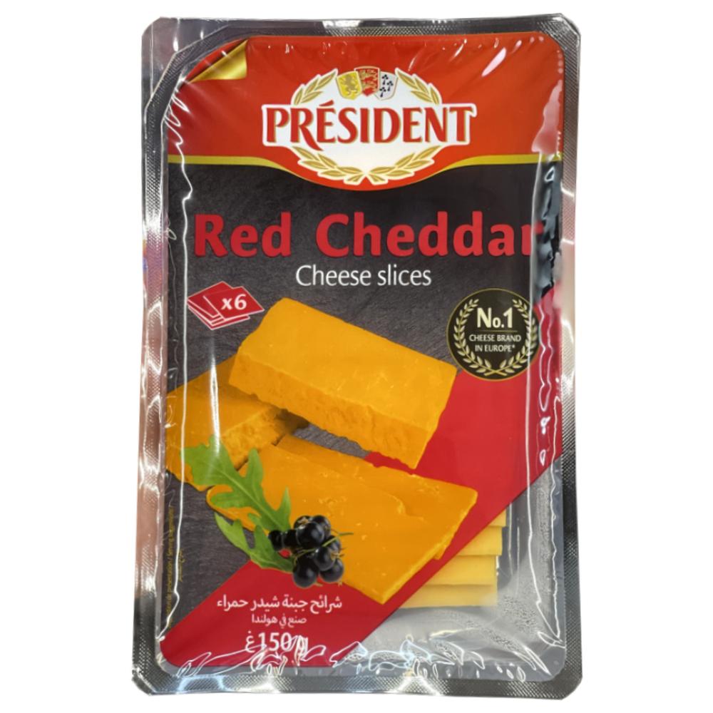 Fromage Cheddar en Tranches Président 150g