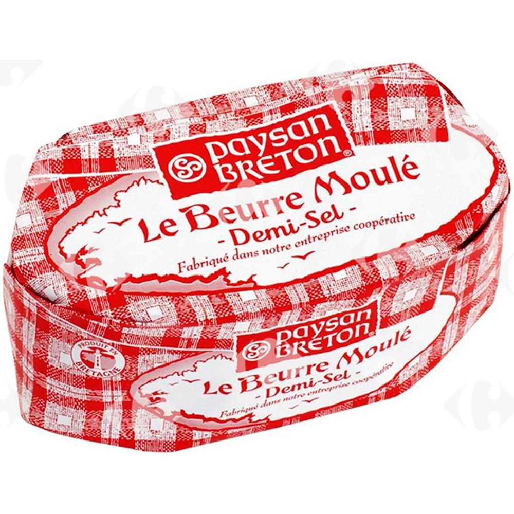 Beurre Moulé Demi Sel Paysan Breton 250g