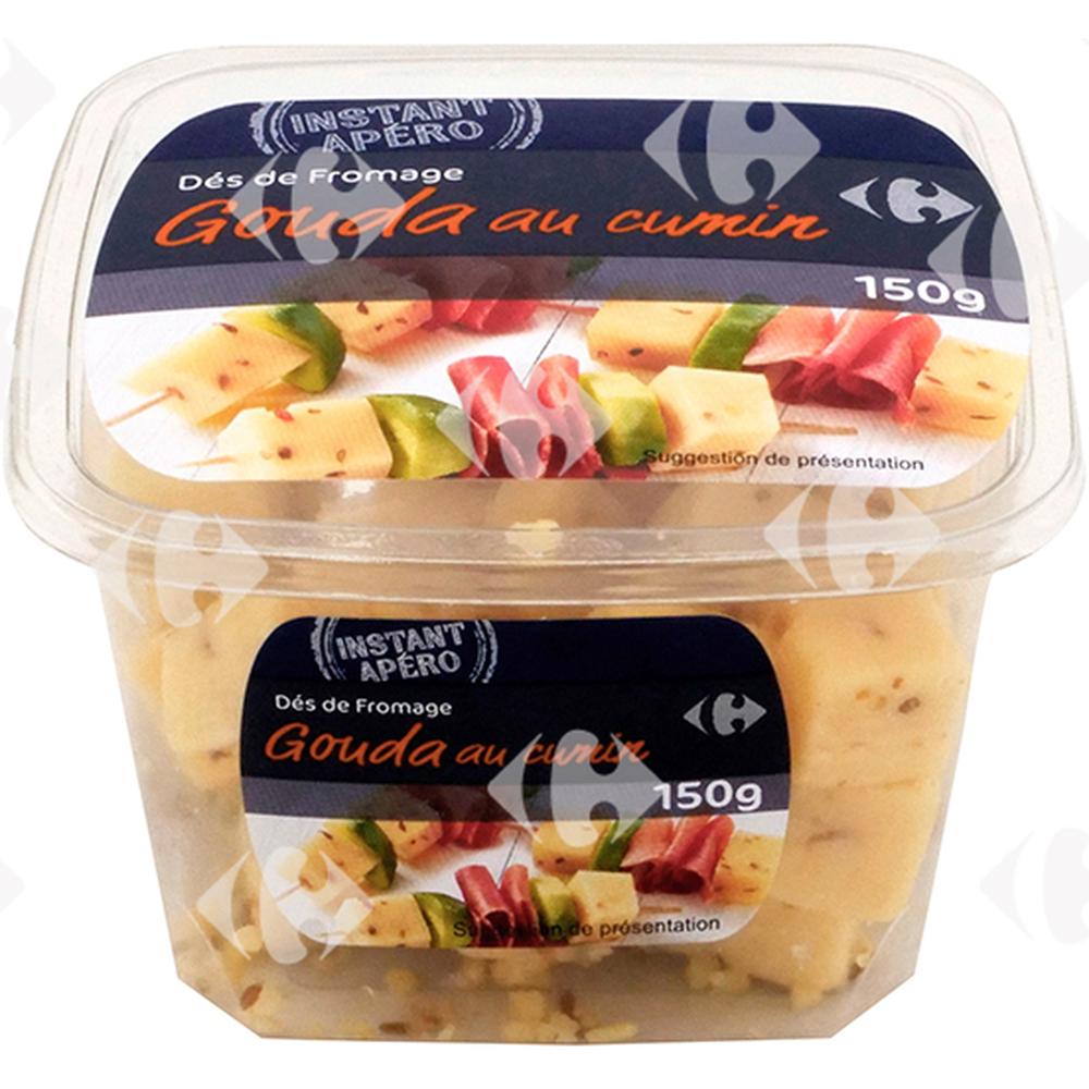 [543149] Dés de gouda au Cumin Carrefour 150g