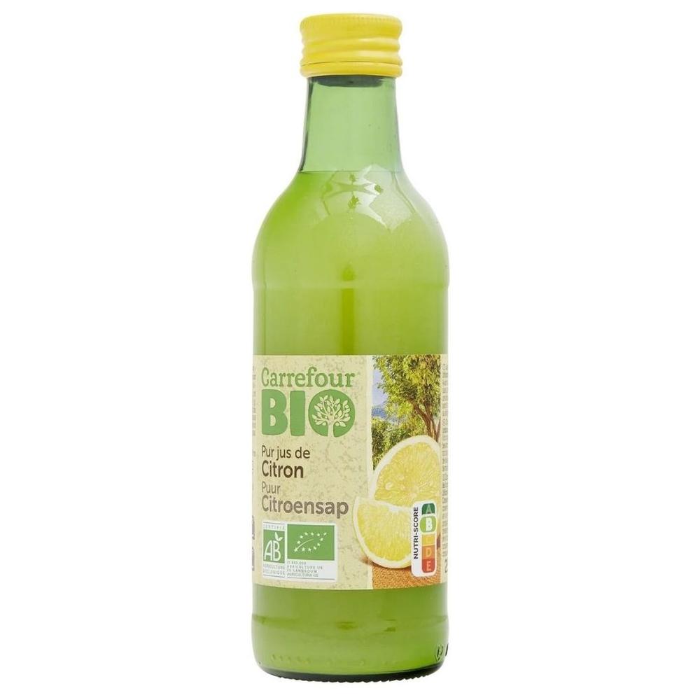 Jus de Citron Carrefour Bio 250ml