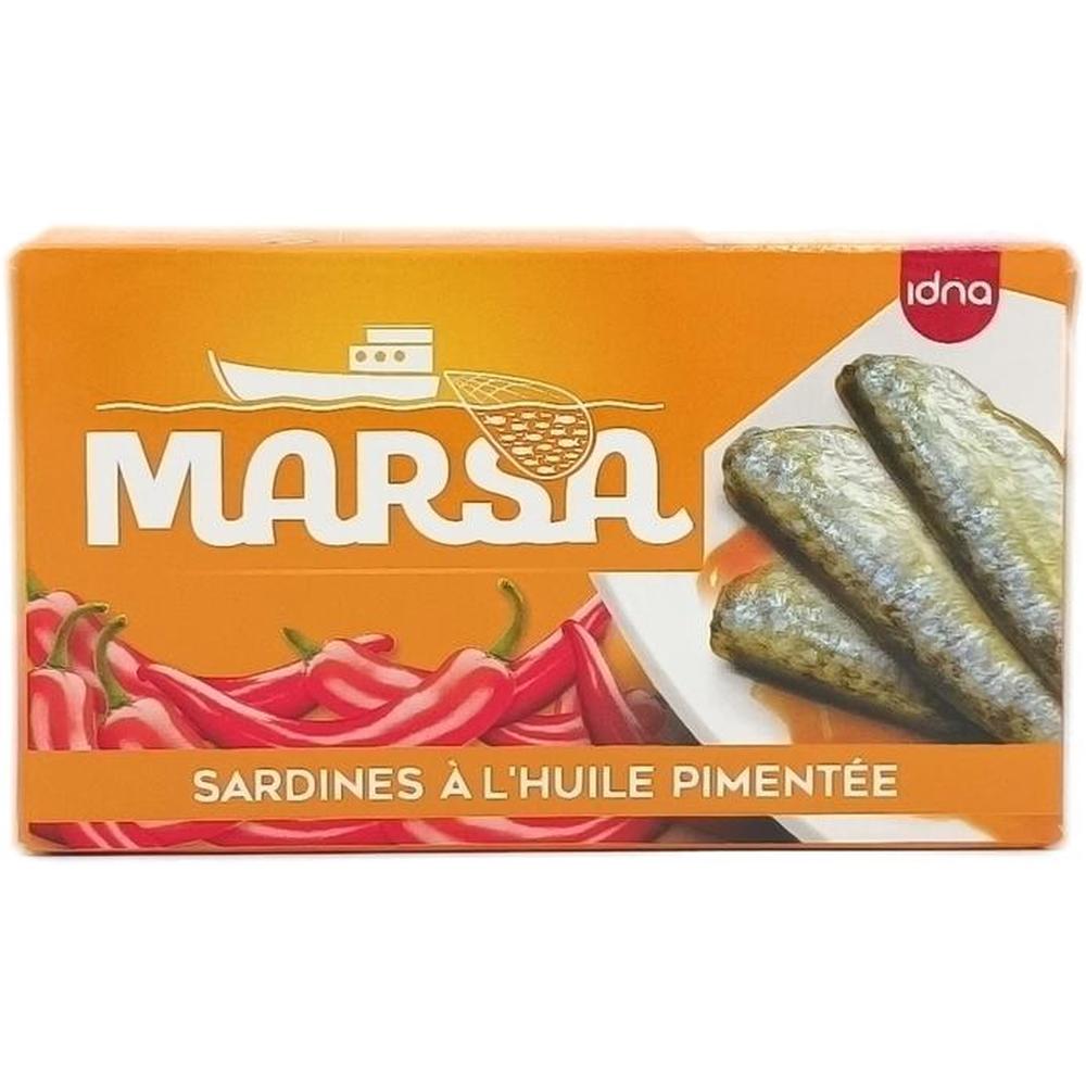 Sardines Huile Pimentée Marsa 125g