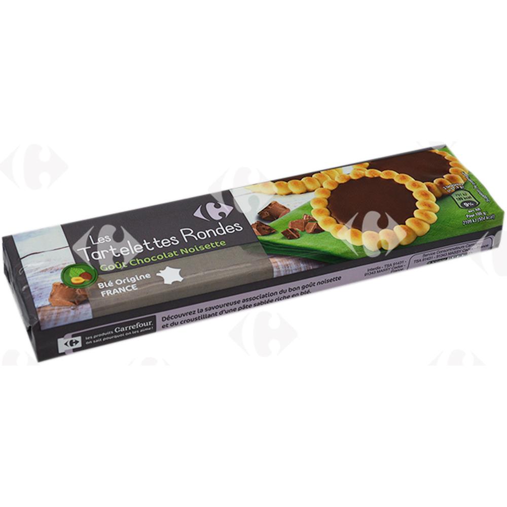 [553125] Biscuits Tartelette Chocolat Noisettes Carrefour Classic' 150g