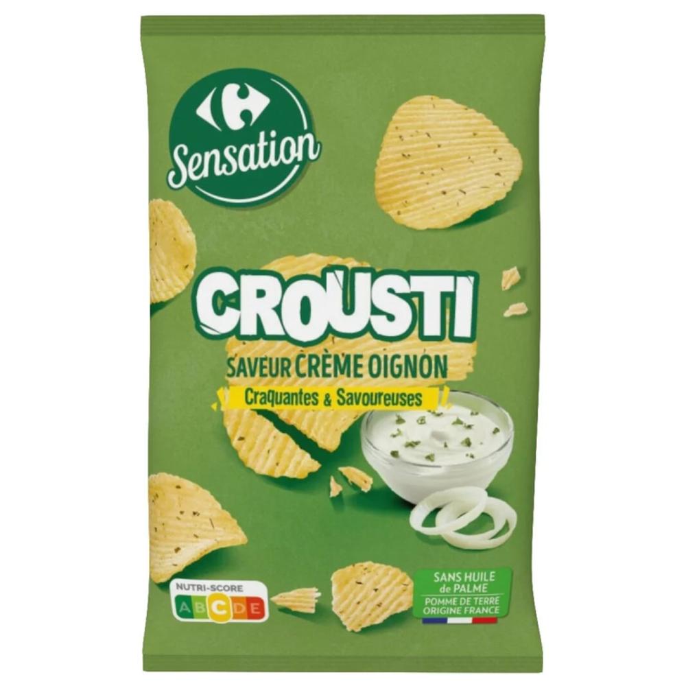 Chips Crème Oignons Carrefour 150g