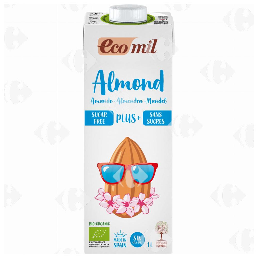 Lait d'Amande Nature Calcium Bio Ecomil 1L