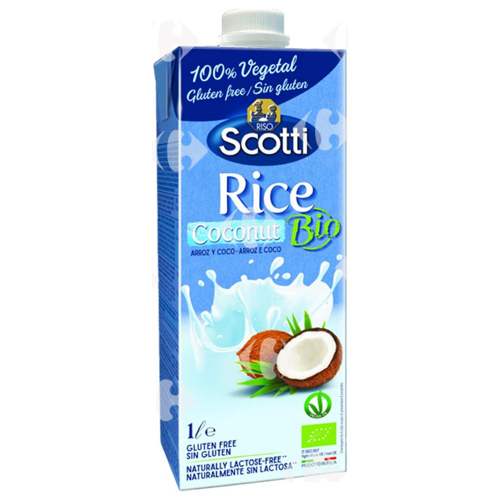 [619224] Boisson Végétale de Riz et de Coco Bio sans Gluten Scotti 1L