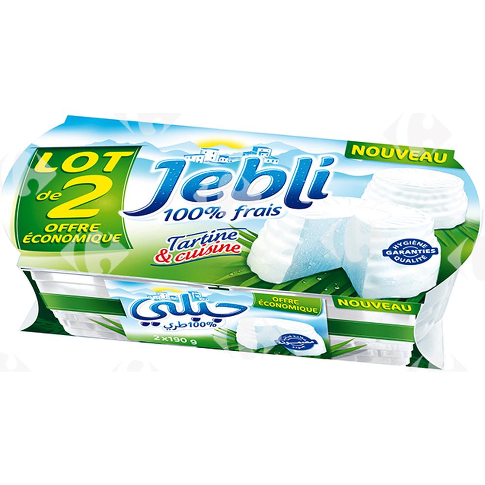 Pack Fromage frais Jebli 2x190g