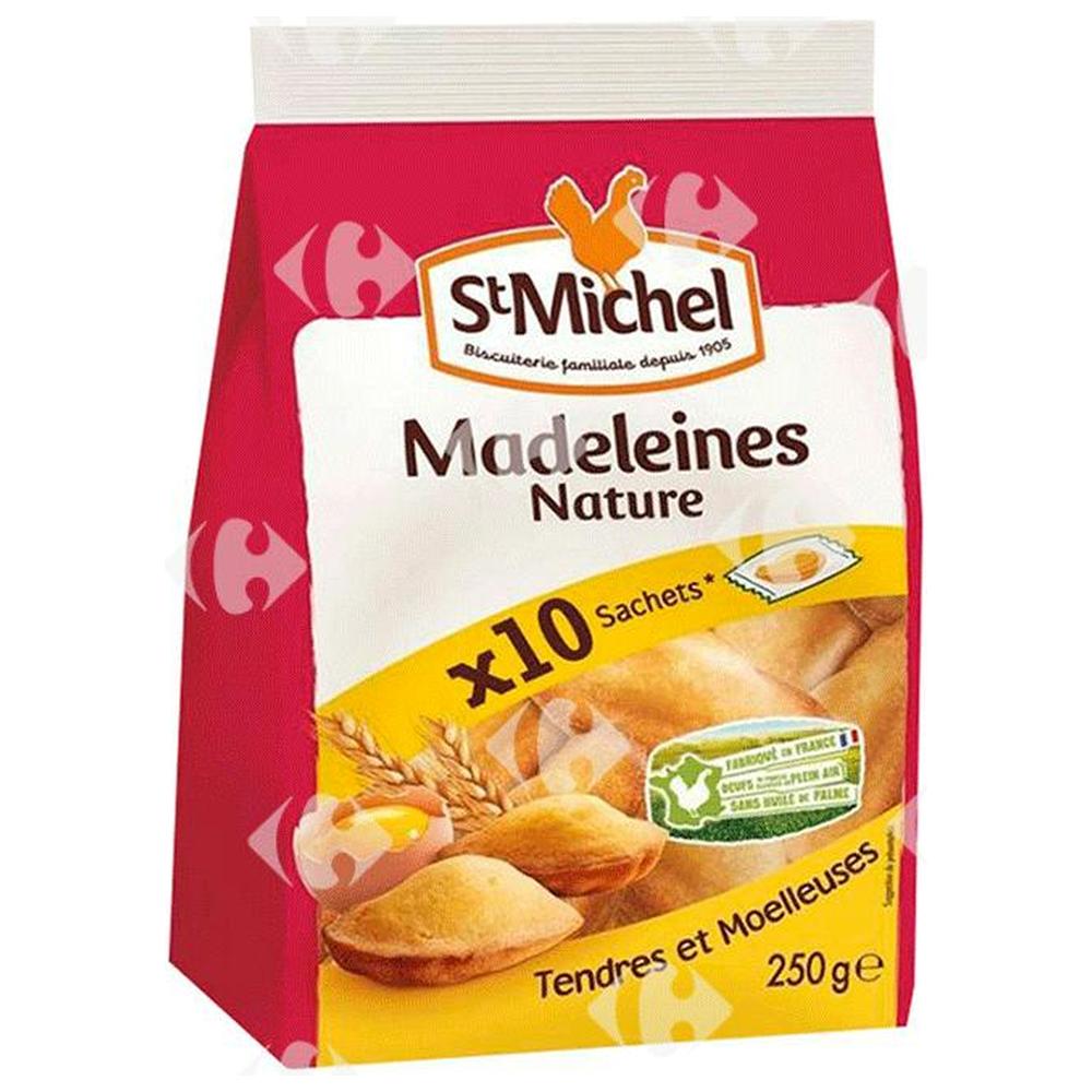 Madeleines Individuelles Nature St Michel 250g