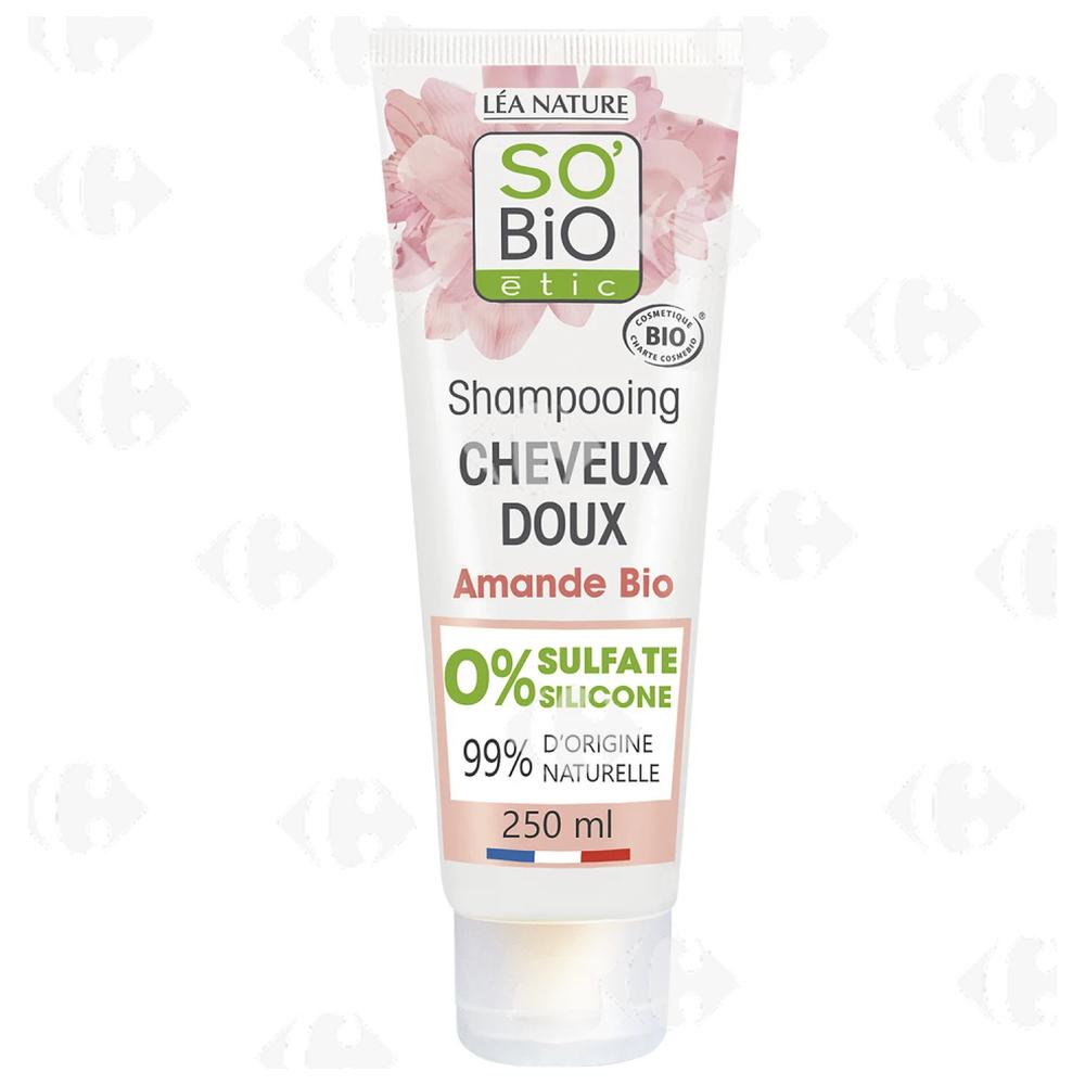 Shampoing au Lait d'Amande Cheveux Doux So'Bio 250ml