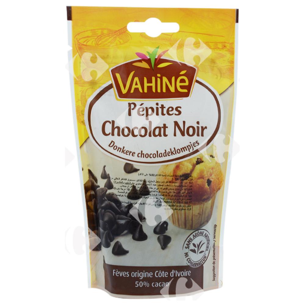 [625231] Pépites de Chocolat Noir 50% Cacao Vahine 100g