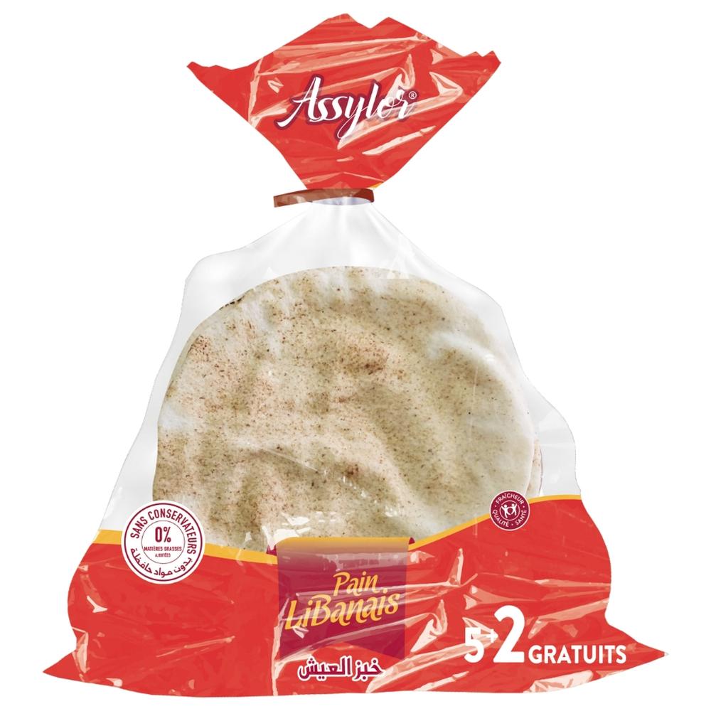 [69928] Pain Libanais Assylor 20cm 7 pièces 300g