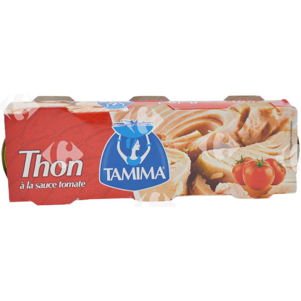 [615306] Pack de Trois Conserves de Thon Sauce Tomate Tamima 80g
