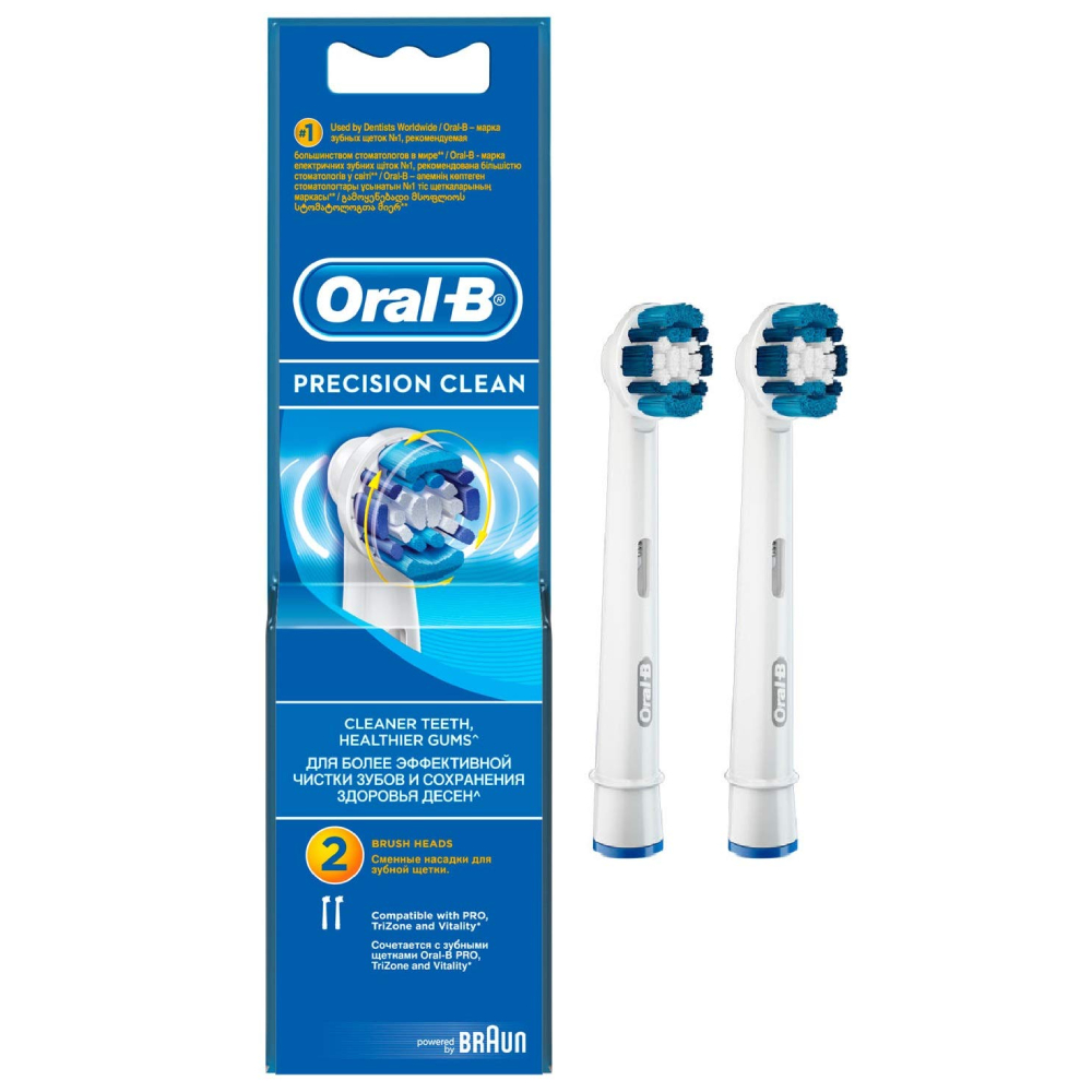 Recharge Brosse à Dents Electrique à Pile Oral-B 2 unités
