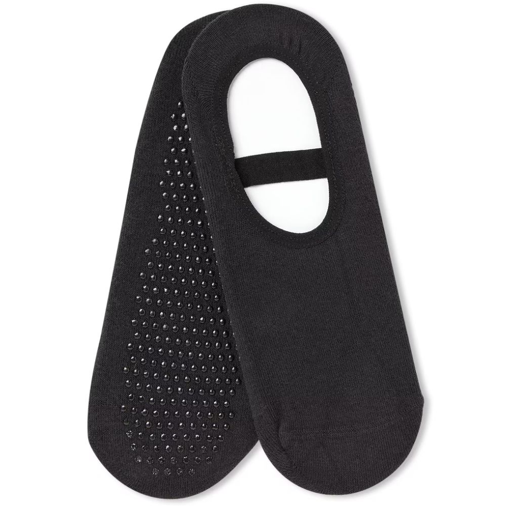 Socquettes de Yoga Noir pour Femme
