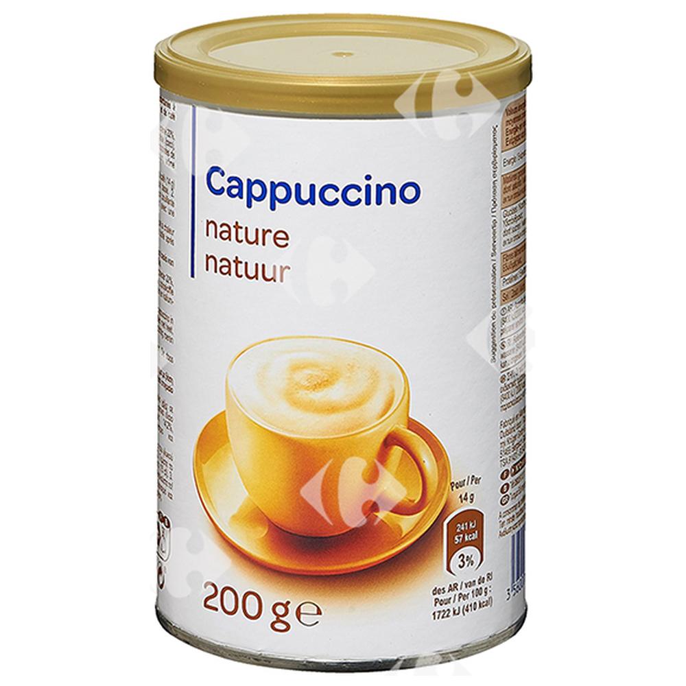 Cappuccino Nature Carrefour Blanc 200g