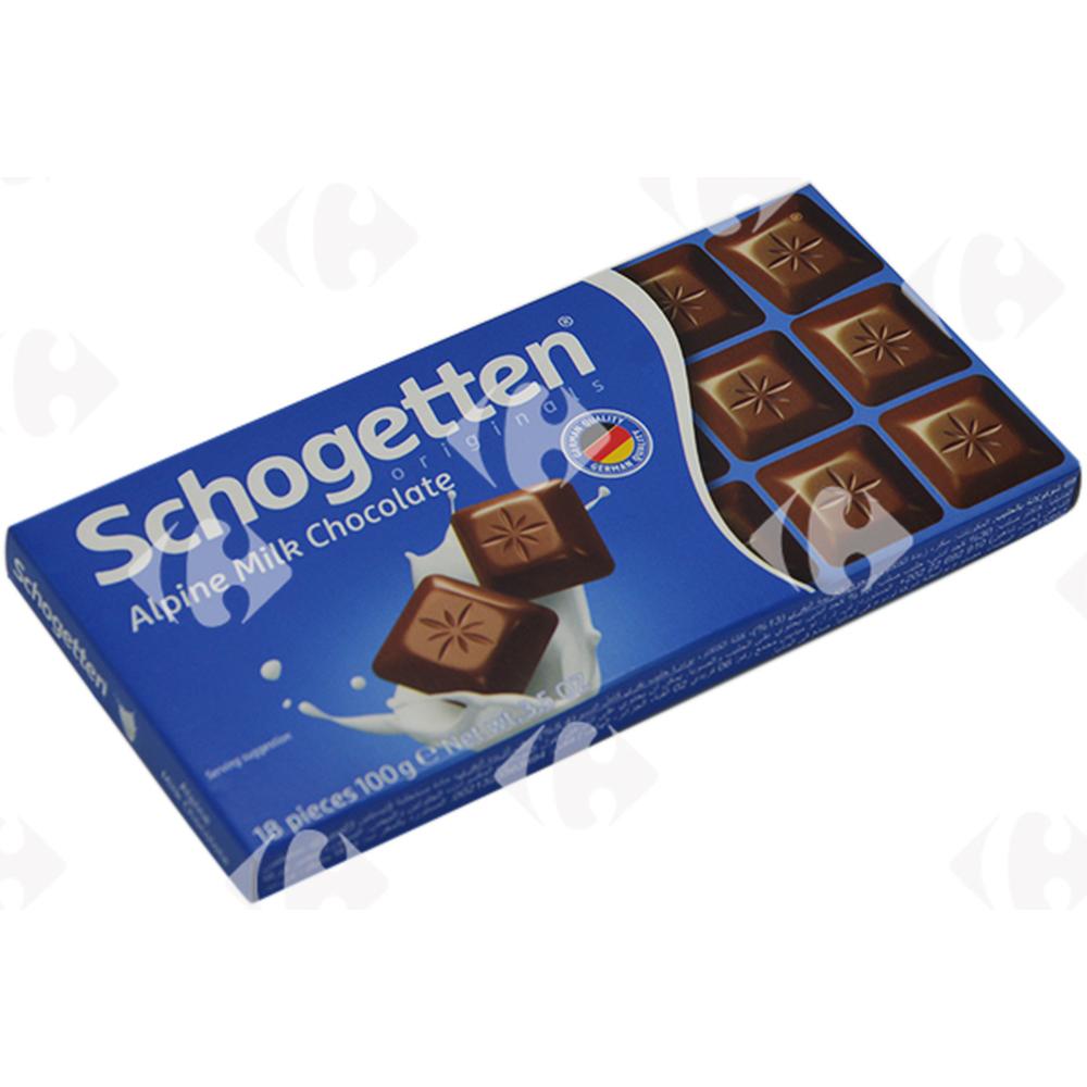 Tablette de Chocolat au Lait Schogetten 100g