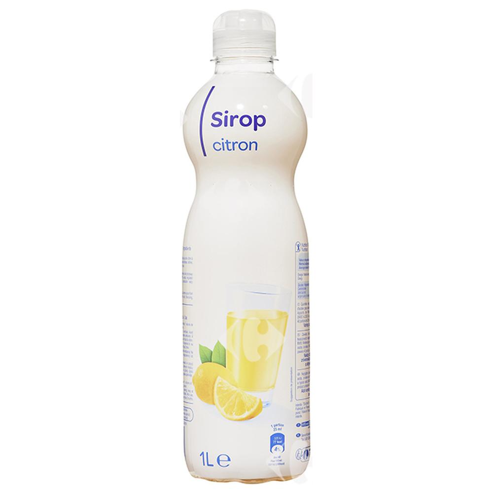 Sirop de Citron Carrefour Blanc 1L