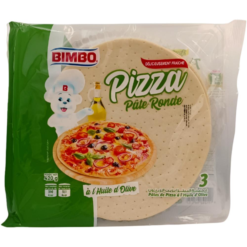 [664489] Pizza Huile d'Olive Bimbo 3 pièces 420g