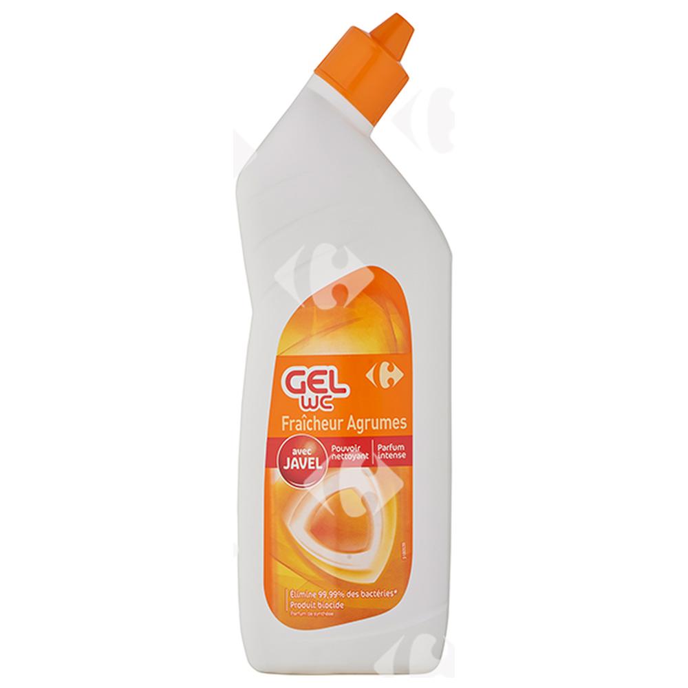 Gel WC Agrumes Avec Javel Carrefour 750ml